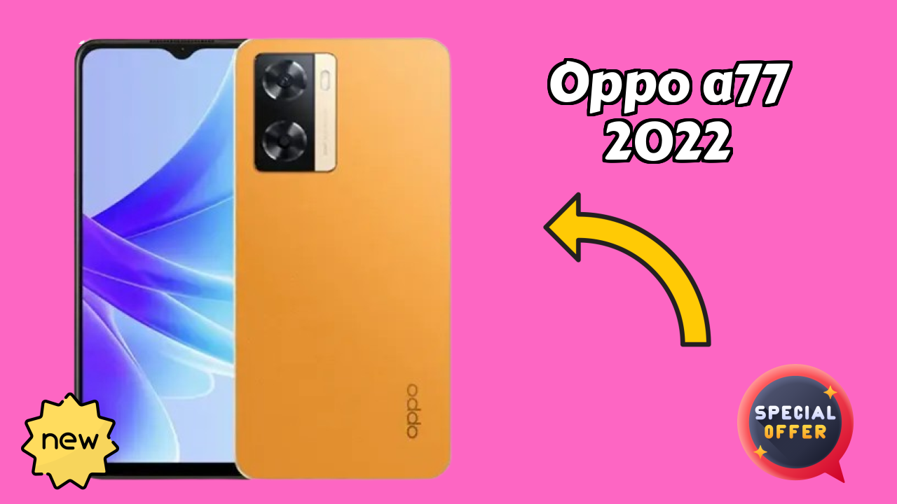 OPPO A77 2022 Display Size: 6.56 Inches (16.66 Cm) Screen Quality