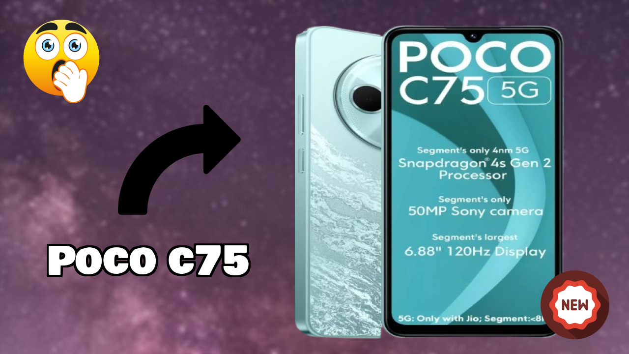 POCO C75 Display Technology: IPS LCD Review