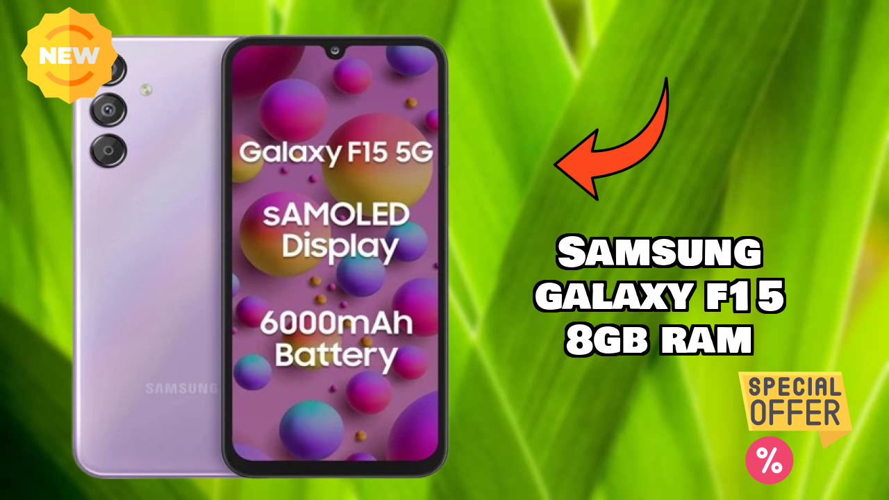 Samsung Galaxy F15 8GB RAM Display Quality: Super AMOLED Review