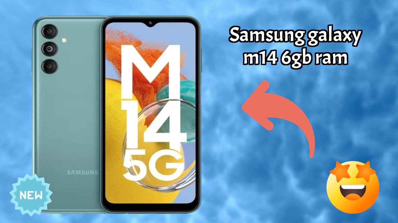Samsung Galaxy M14 6GB RAM Display Quality: 6.6 Inches (16.76 Cm) Screen