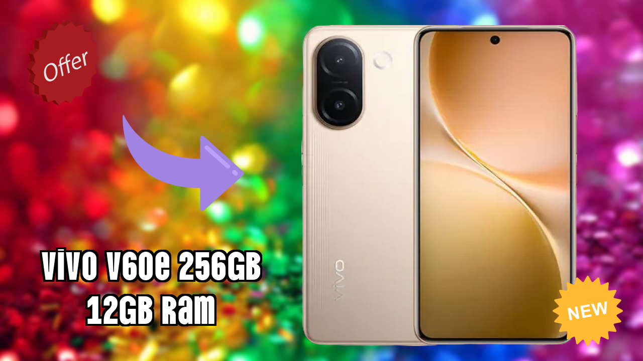 Vivo Vivo V60e 256GB 12GB RAM - Best Camera Phone Under ₹33,999
